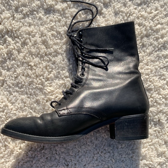 Charles David vintage granny boot size 8 - Picture 5 of 16